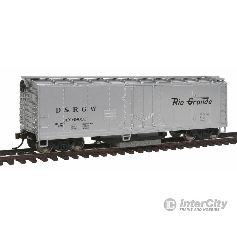 Walthers Trainline 1482 40′ Plug-Door Track Cleaning Boxcar – Ready to Run — Denver & Rio Grande Western(TM)