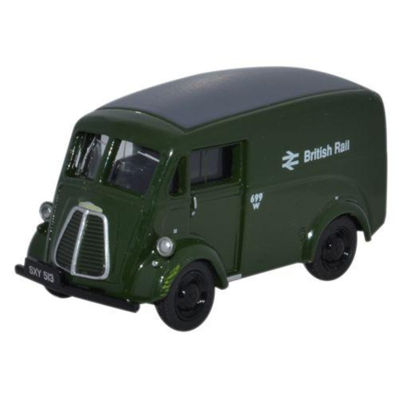 76MJ010 OXFORD DIECAST Morris J Type Van “British Rail”