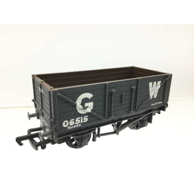 B14 DAPOL 7-Plank Open Wagon in GWR Dark Grey 06515 – BOXED