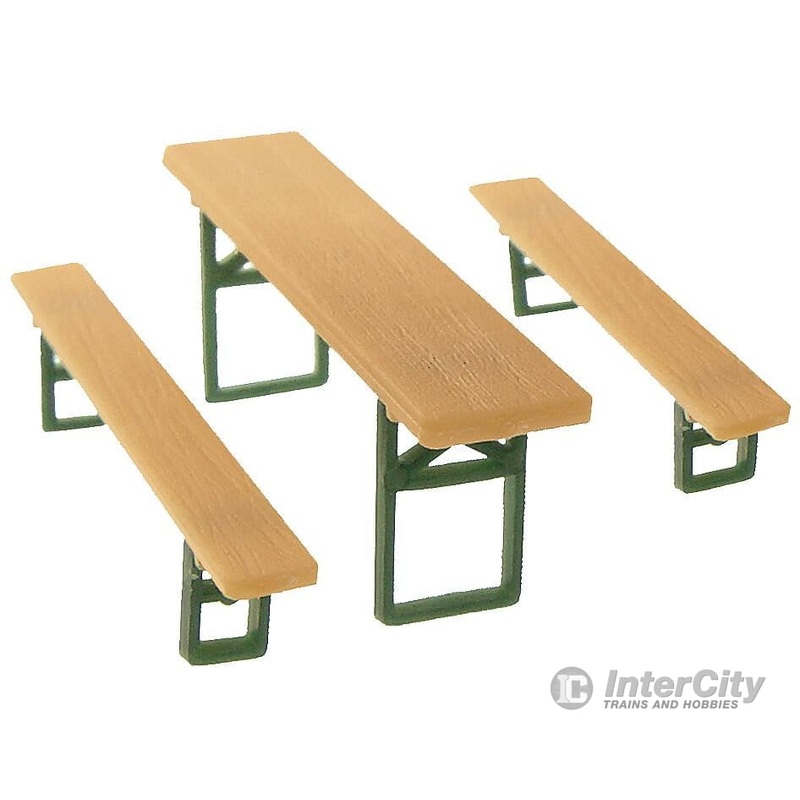 Faller 180444 HO 40 Beer benches and 20 Tables