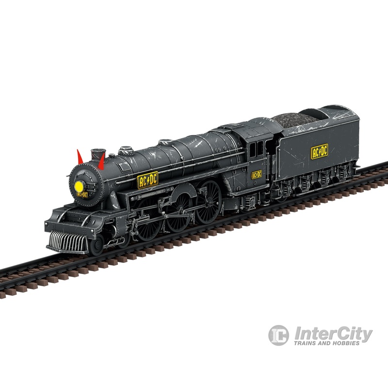 Marklin 39966 HO AC/DC “Black Ice” Steam Locomotive with a Tender (Marklin 3-Rail MFX+ Digital Sound)