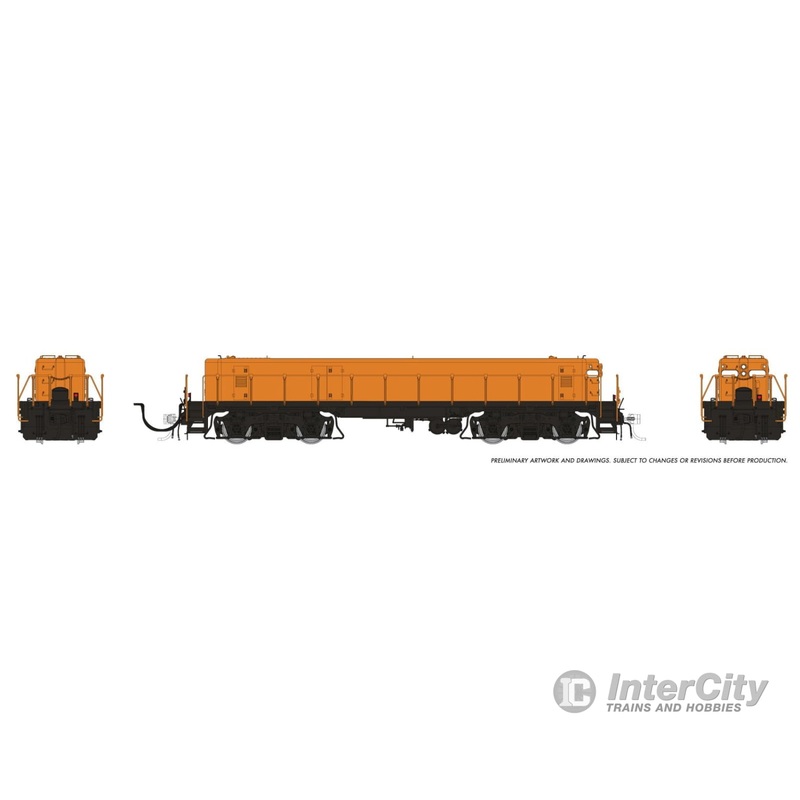 Rapido 039536 HO EMD/Huntington Slug (DC/DCC/Sound): Orange, Unlettered