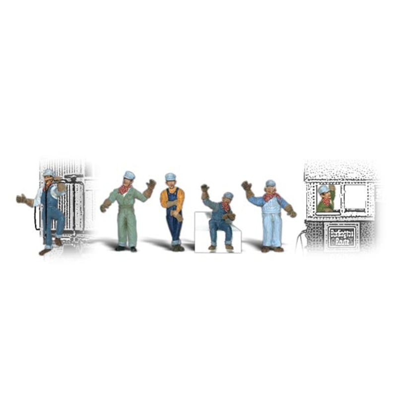 Woodland Scenics WDS2733 Engineers O Scale Figures