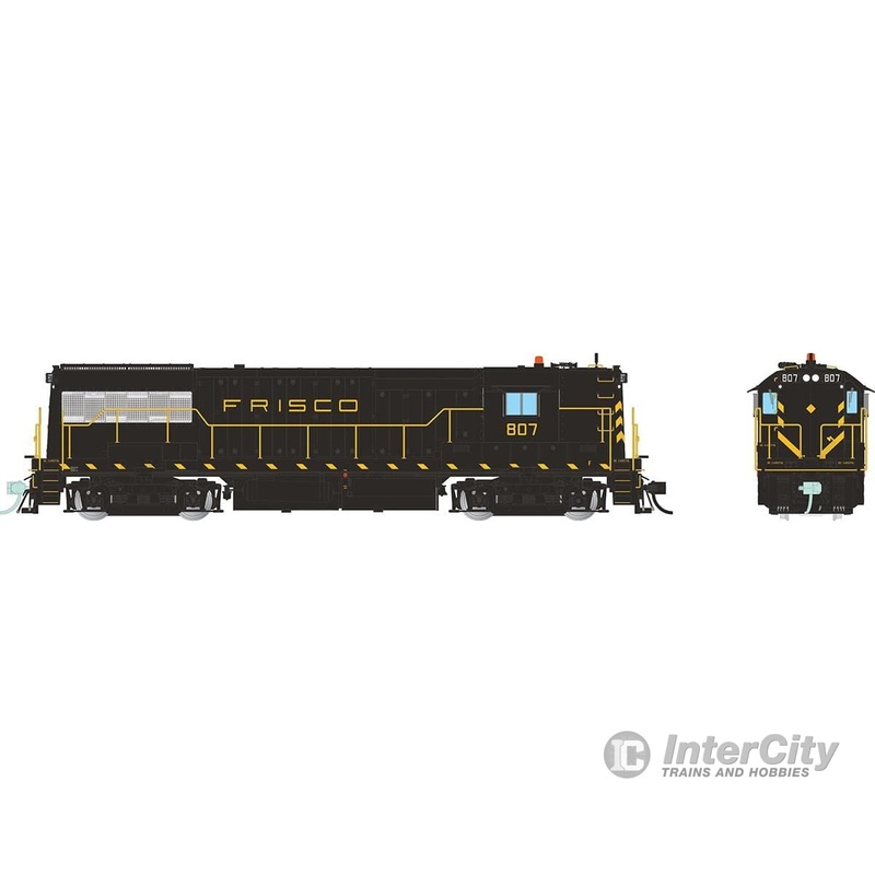 Rapido 035570 HO GE U25B High Hood (DC/DCC/Sound): Frisco (SLSF) – As Delivered: #807