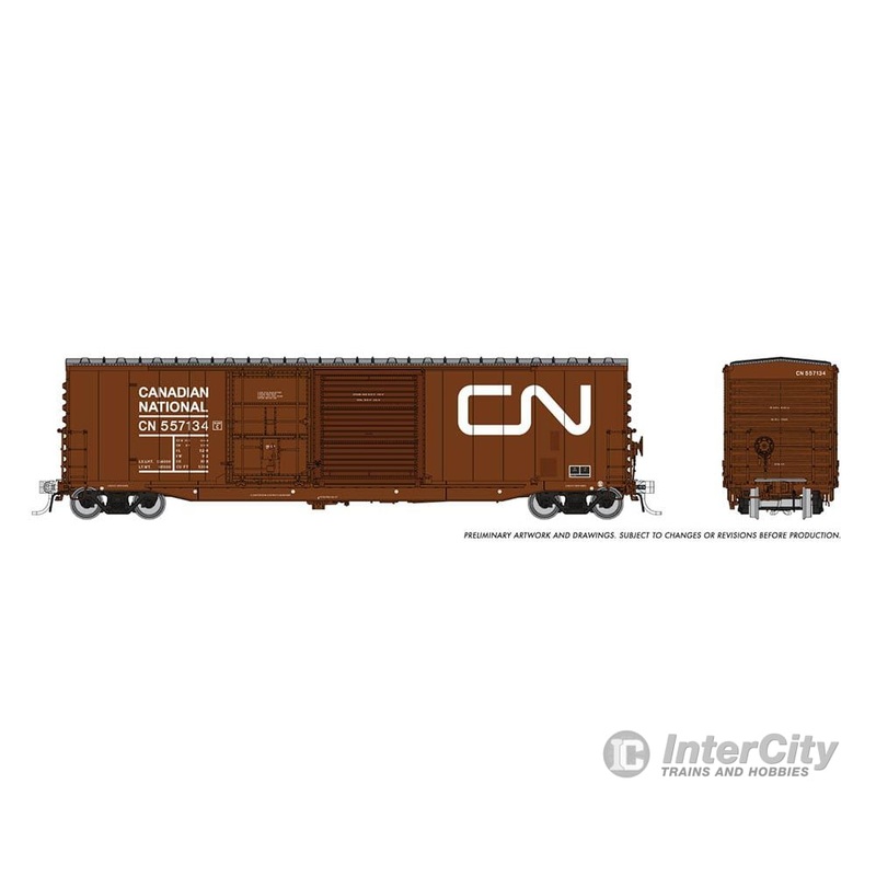 Rapido 173003A HO NSC 5304 Boxcar: CN – Late 80s Repaint: Single Car