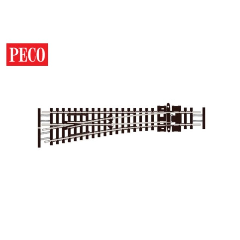 SL-E392F PECO Small LH Electrofrog Finescale – N gauge