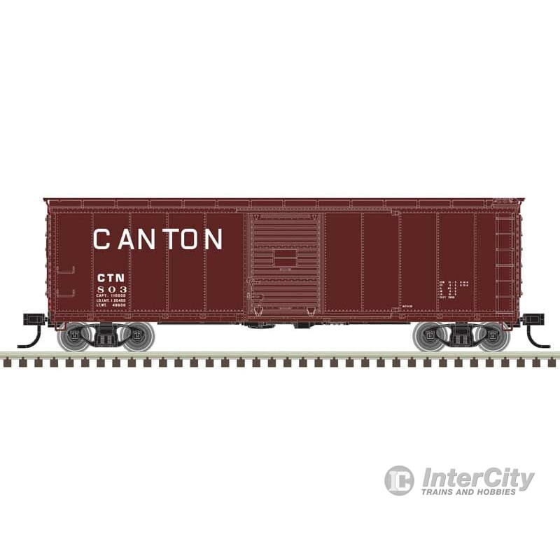 Atlas 20007073 USRA Steel Rebuilt 40′ Boxcar – Ready to Run – Master(R) — Canton Railroad #611 (Boxcar Red, white)