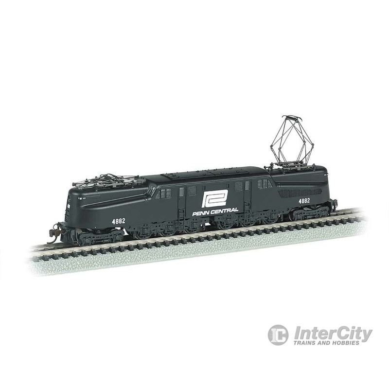 Bachmann 65255 GG1 Electric – Standard DC — Penn Central #4882 (black, Large Logo)