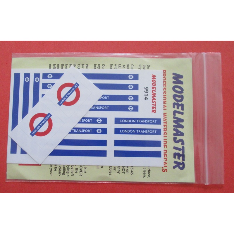 MM-9914 MODELMASTER External fascia signs for LT Station Platforms