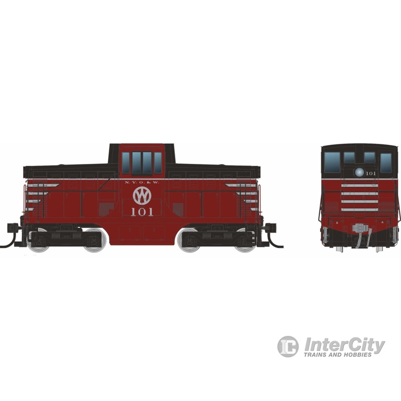 Rapido 048560 HO GE 44 Tonner (DC/DCC/Sound): New York, Ontario & Western – Maroon: #104