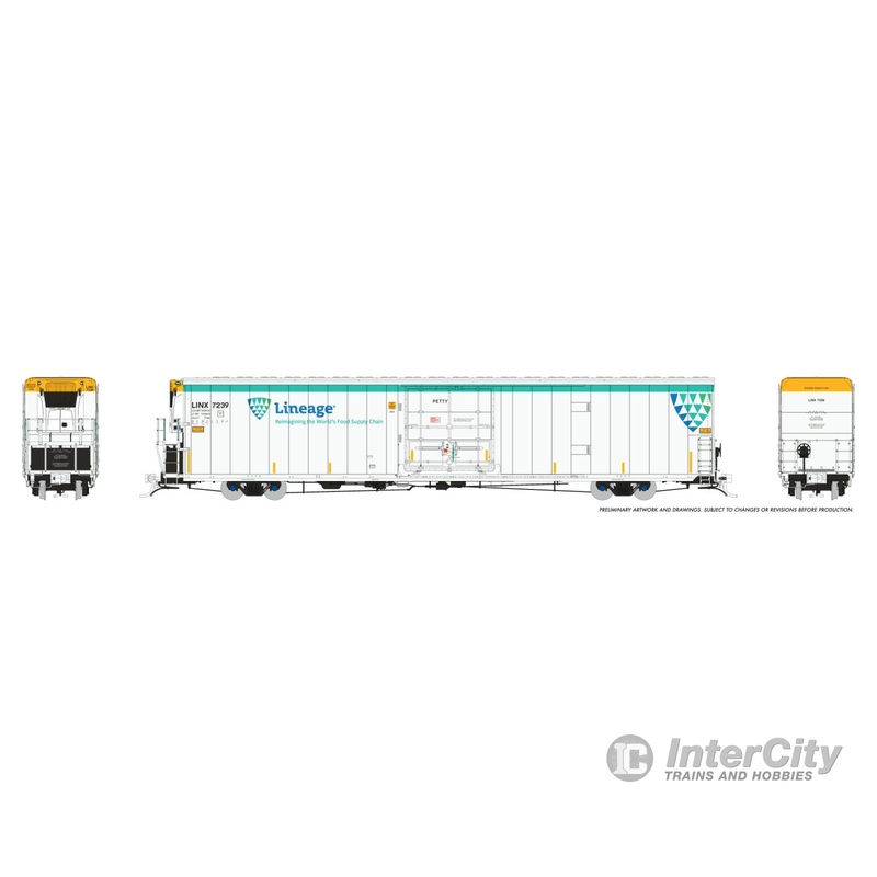 Rapido 167003-4 HO Greenbrier 7780cuft Reefer: Lineage: #7239 Petty