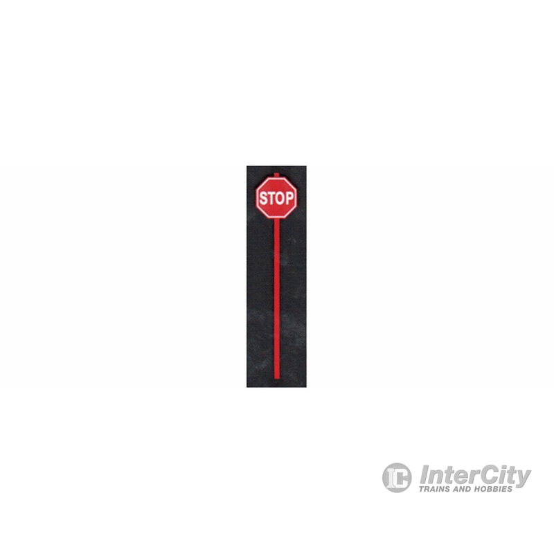 Tichy Train Group 3542 Red Stop Signs — pkg(8)