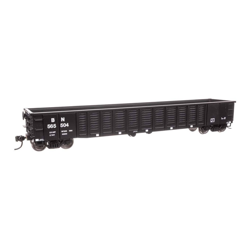 Walthers HO 6076 53′ Corrugated-Side Gondola – Ready To Run – Burlington Northern #565504