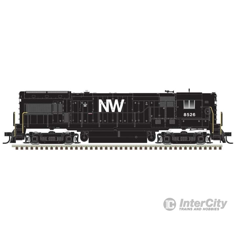 Atlas 10004292 GE U30B High Nose – LokSound and DCC – Master(R) Gold — Norfolk & Western #8526 (black, white, Block NW Logo)