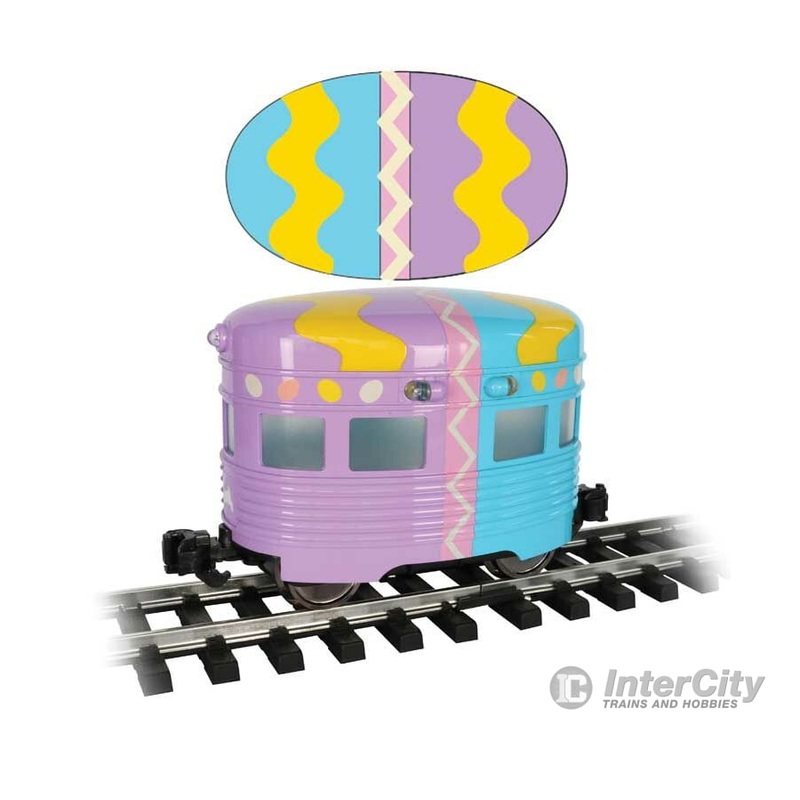 Bachmann 96277 Eggliner – Standard DC — Easter (teal, lavender)