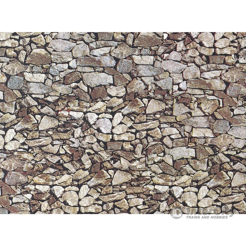 Faller 170610 HO Wall panel, Natural stone, monzonite