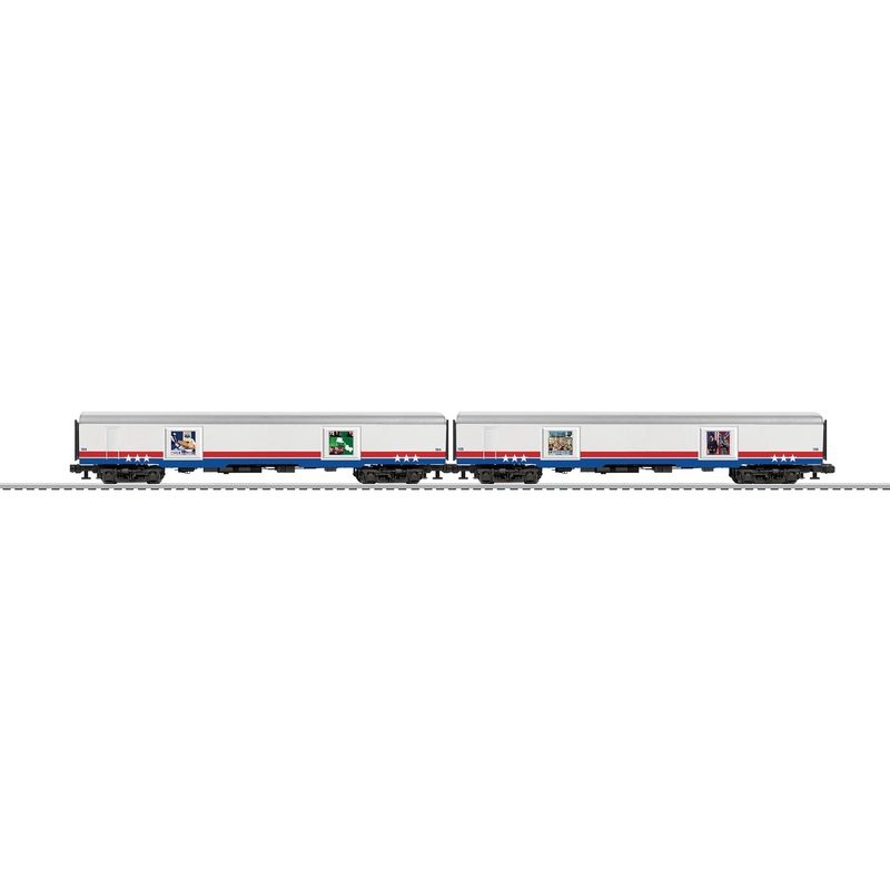 Lionel 6-83116 AMERICAN FREEDOM TRAIN 21″ PASSENGER CAR 2 PACK O SCALE NEW