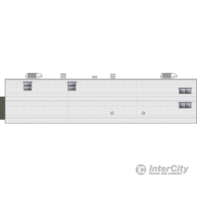 Rapido 138201 HO Office Trailer: Painted, unlettered