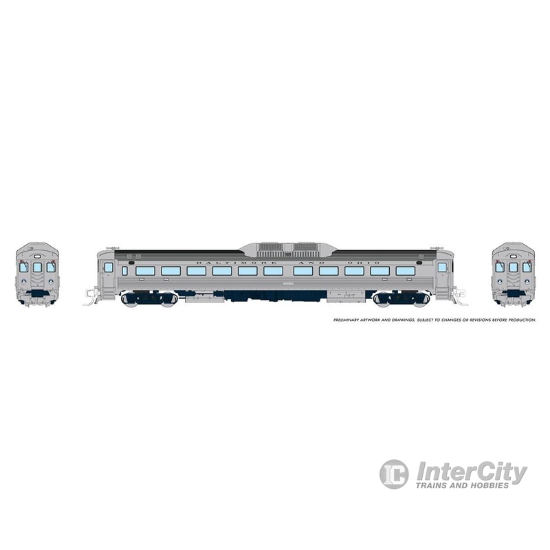 Rapido 516503 N Budd RDC-1 (Phase 1) (DC/DCC/Sound): Baltimore & Ohio