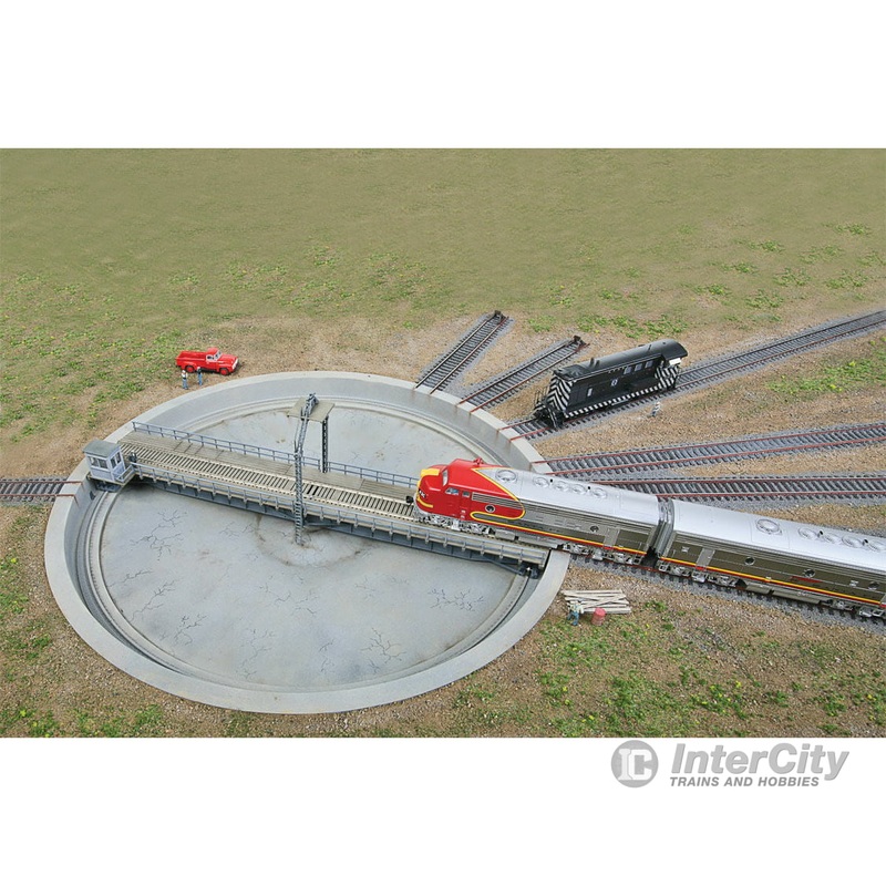 Walthers Cornerstone 2851 Motorized 110′ Turntable — Assembled – 16-7/16″ 41.7cm Overall Diameter