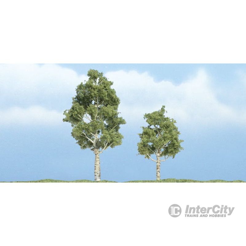 Woodland Scenics 1612 Ready Made Premium Trees(TM) – Deciduous — Aspen – 1 Each: 2-1/4 & 2-3/4″ 5.7 & 7cm