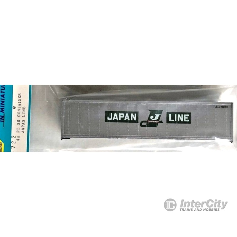 Athearn 5722 HO Scale 40′ SS Container JAPAN LINE