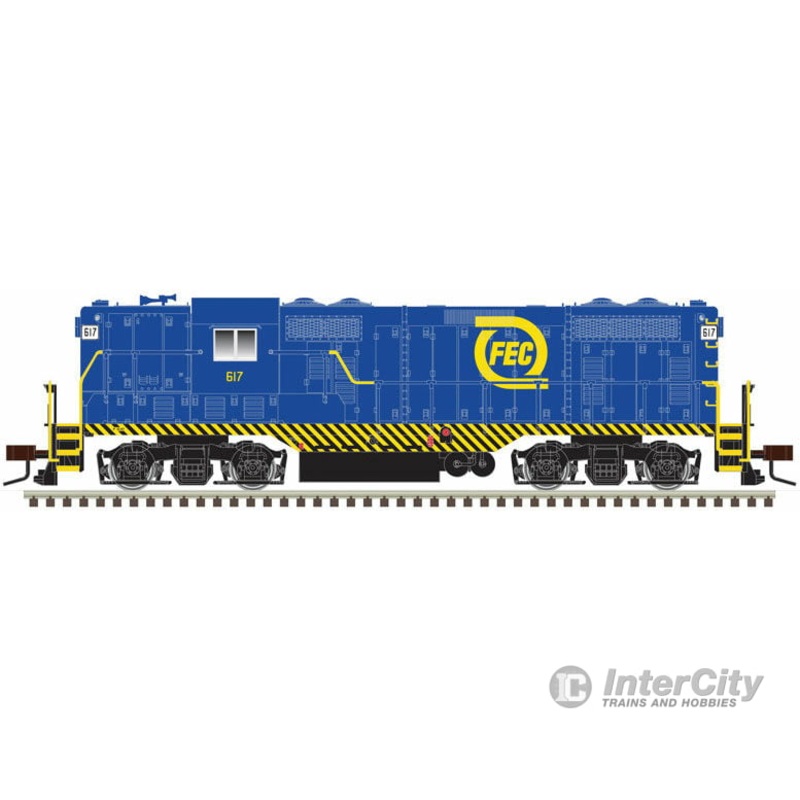 Atlas 10003950 EMD GP7 – ESU Sound and DCC – Classic(R) Gold — Florida East Coast 617 (blue, yellow)