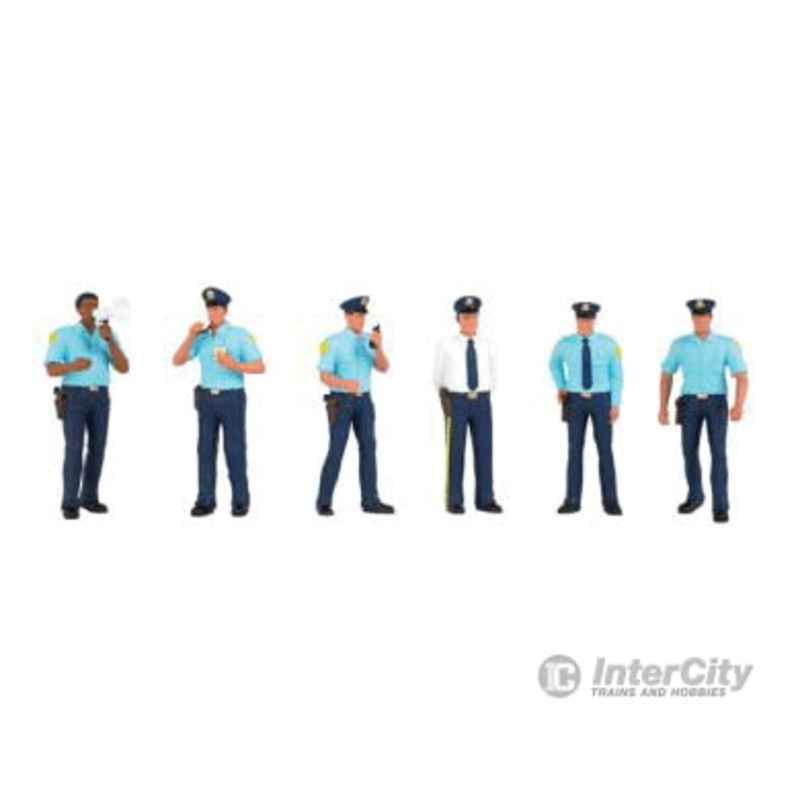 Bachmann 33154 Police Squad – SceneScapes(TM) — pkg(6)