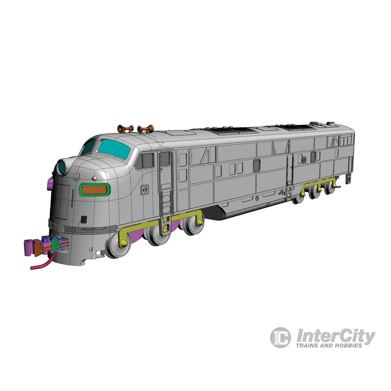 Kato 1060440DCC EMD E7A 2-Unit Set – DCC — New York Central #4008, 4022 (Late 1940s 20th Century 2-Tone Gray)