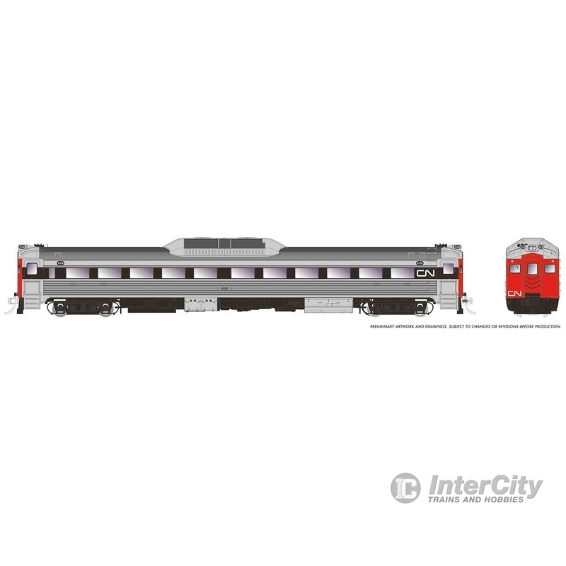Rapido 016808 HO Budd RDC-1 (Ph 1c) (DC/DCC/Sound): CN – Wet Noodle: #6109