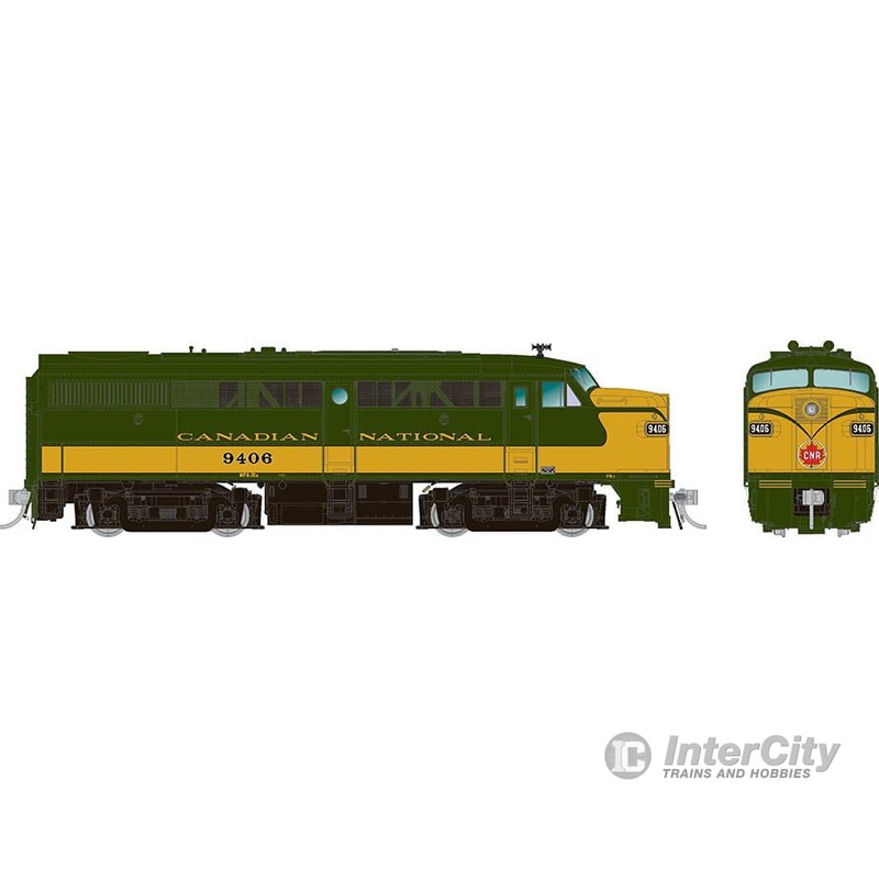 Rapido 037503 HO ALCo FA-1 (DC/DCC/Sound): Canadian National – Green & Yellow Scheme: #9403