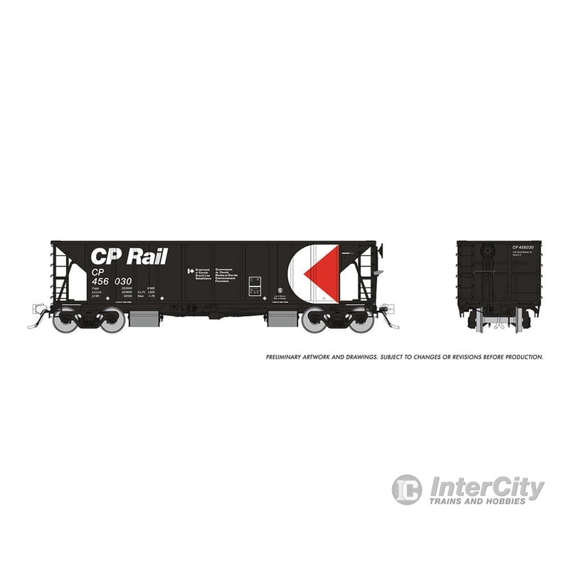 Rapido 158004 HO NSC Ballast Car: CP Rail – Branchline: 6-Pack #1