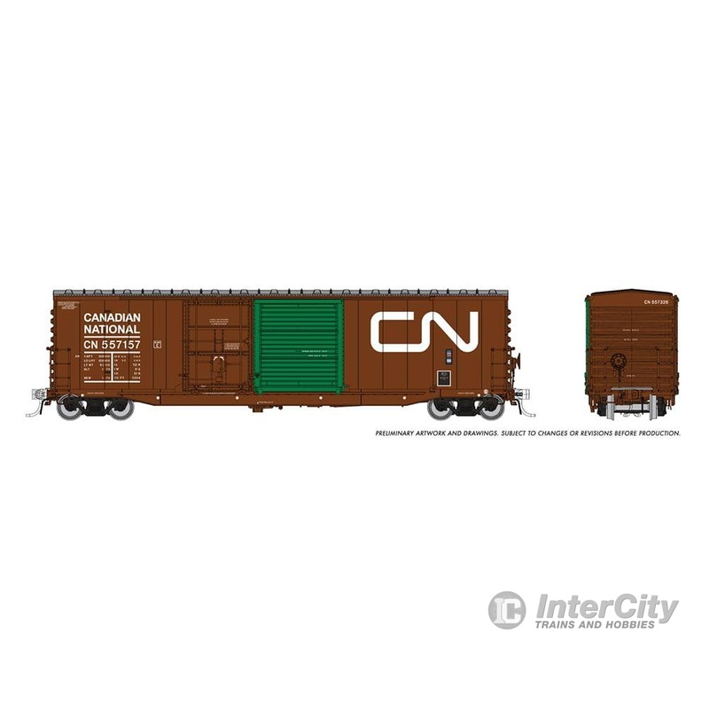 Rapido 173001A HO NSC 5304 Boxcar: CN – Delivery w/ Green Door: Single Car #1