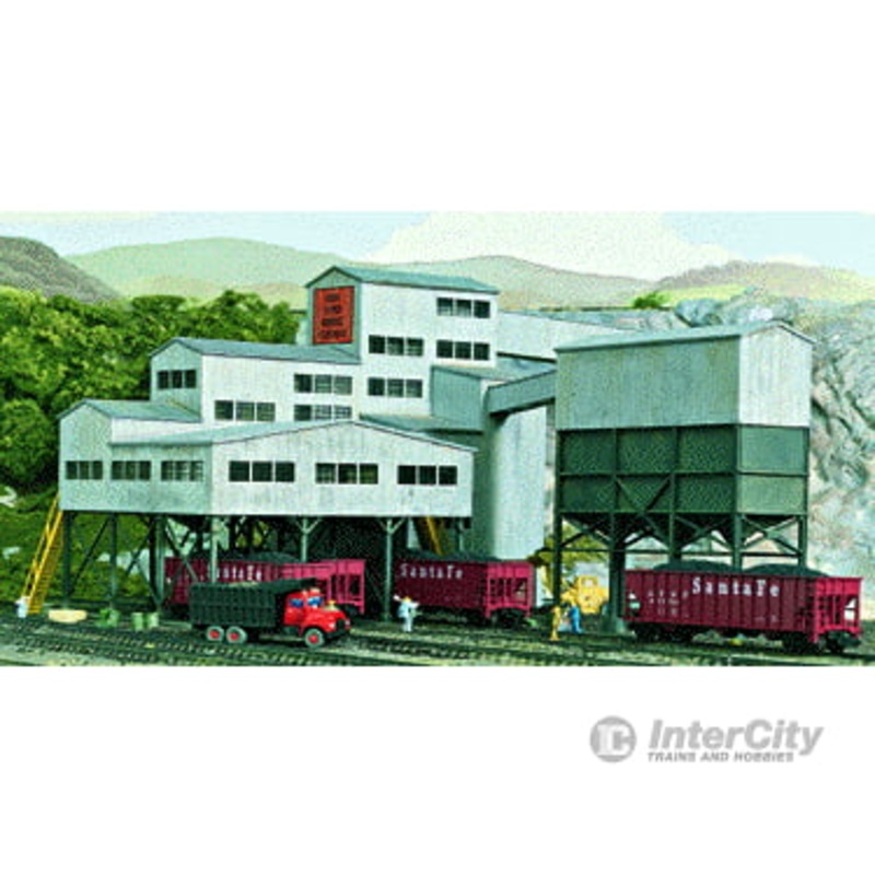 Walthers Cornerstone 3221 New River Mining Company — Kit – Main Bldg: 7-1/2 x 5-3/8 x 5-5/8″; Truck Bldg: 4-1/4 x 1-5/8 x 4-3/8″