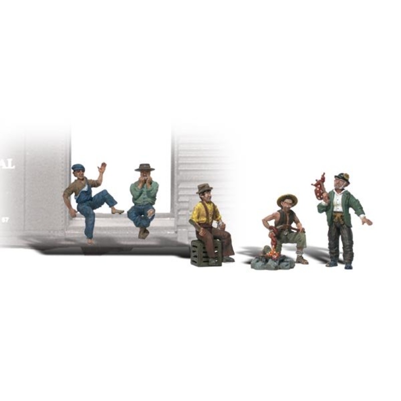 Woodland Scenics WDSA1860 Hobos Scale Figures HO Scale