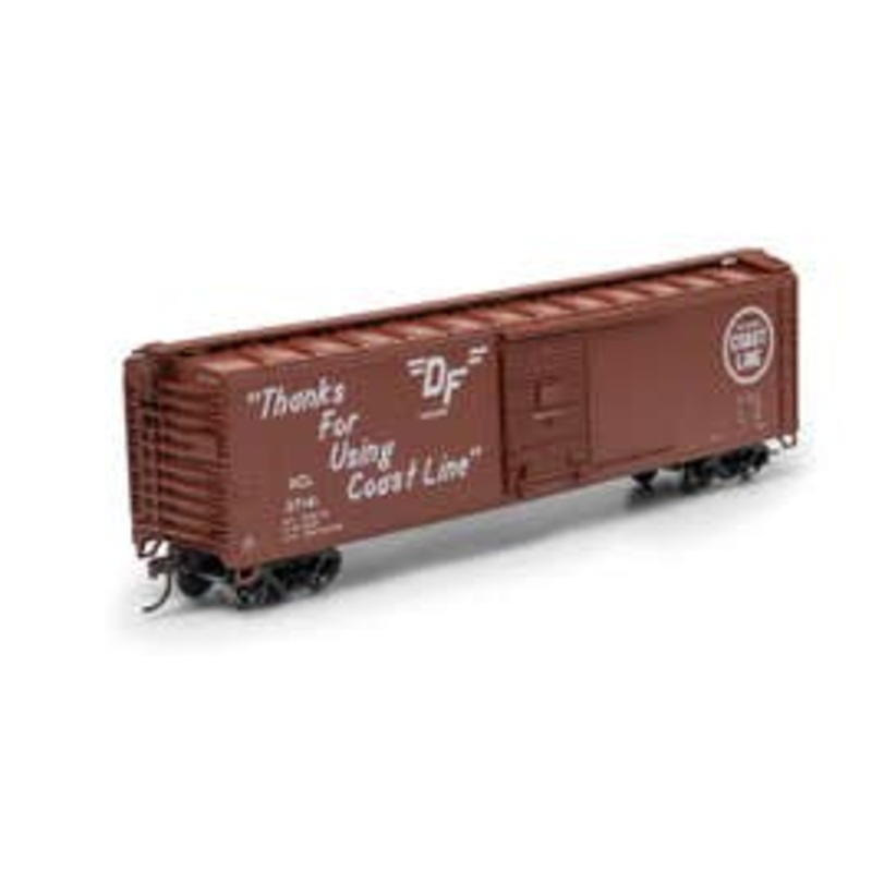 Athearn 15104 HO 50ft PS-1 Single Sliding Door Boxcar Atlantic Coast Line #37141