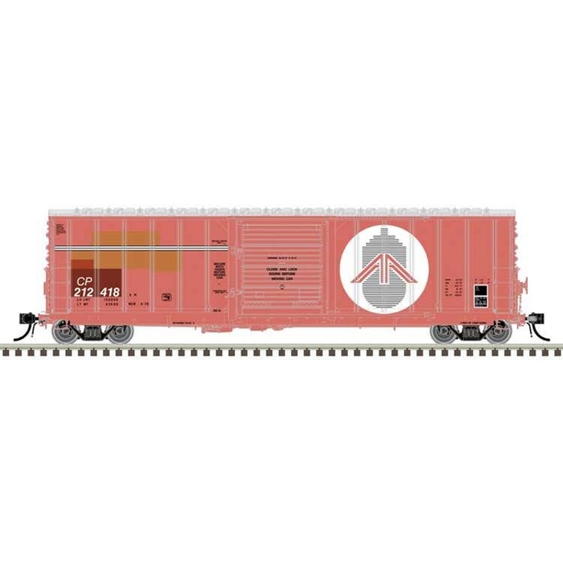 Atlas HO 20007537 CNCF 5000 50′ Boxcar – Master(R) – Canadian Pacific #212418 (Ex-Ann Arbor Patched, orange, white, black)