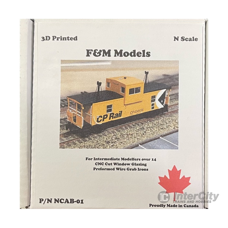 F&M Models N 16-NCAB-01 CP Wide Vision Caboose (Resin Kit)