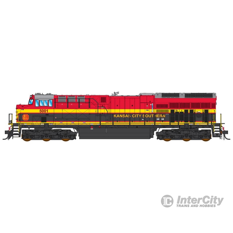 Intermountain 497107S-01 HO Tier 4 Locomotive w/Sound – Kansas City Southern KCS – DCC & Sound Road #5001