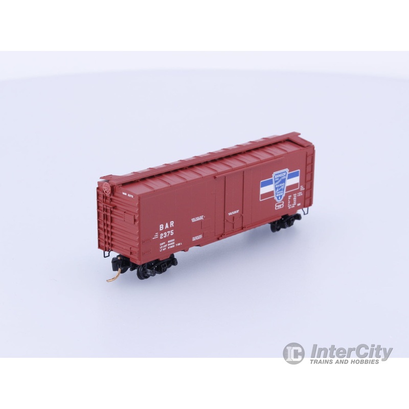 Micro Trains 02100580 N Boxcar, 40′, Steel Plug Door Bangor and Aroostook , BAR 2375