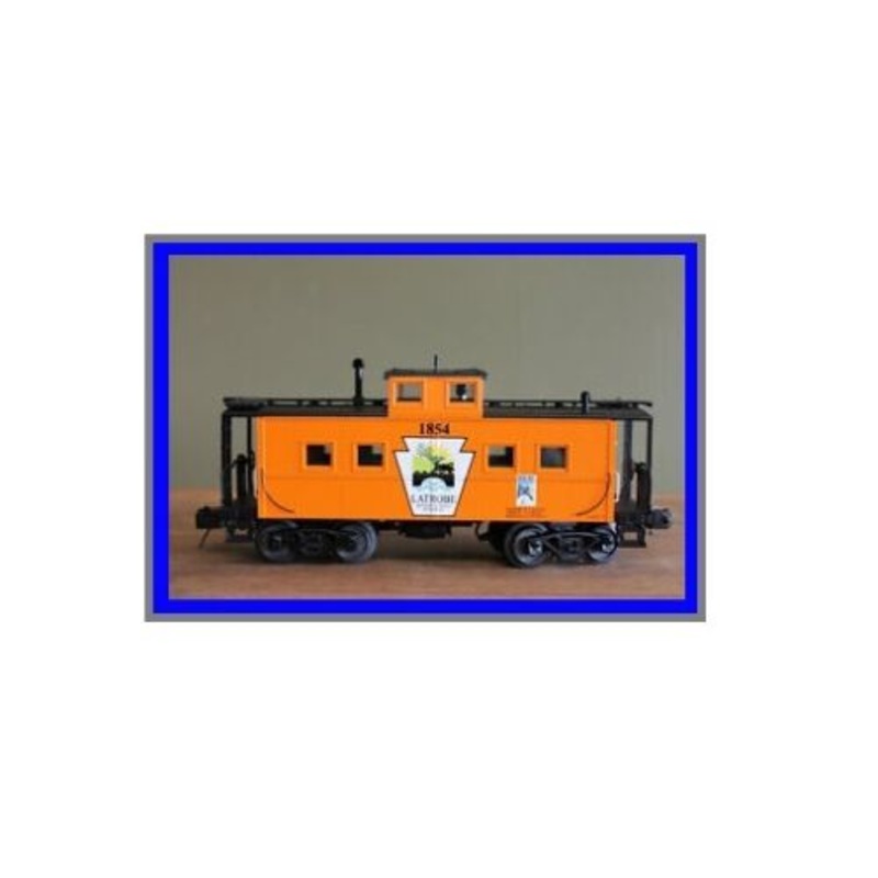 MTH 30-77187  Latrobe (Chamber of Commerce) Steel Caboose o scale new