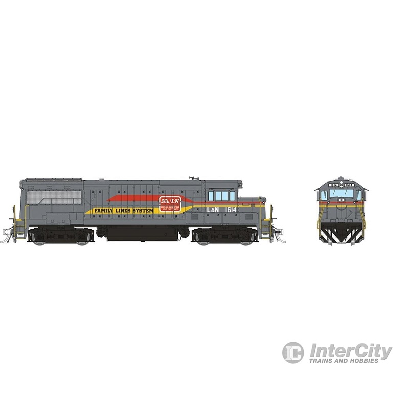 Rapido 035543 HO GE U25B Low Hood (DC/DCC/Sound): Family Lines System: #1614