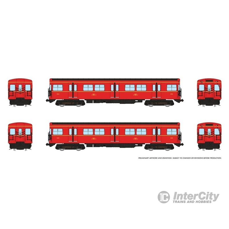 Rapido 206502 HO TTC G-Class Subway (DC/DCC/Sound): A-B Train #1: #5034+5035