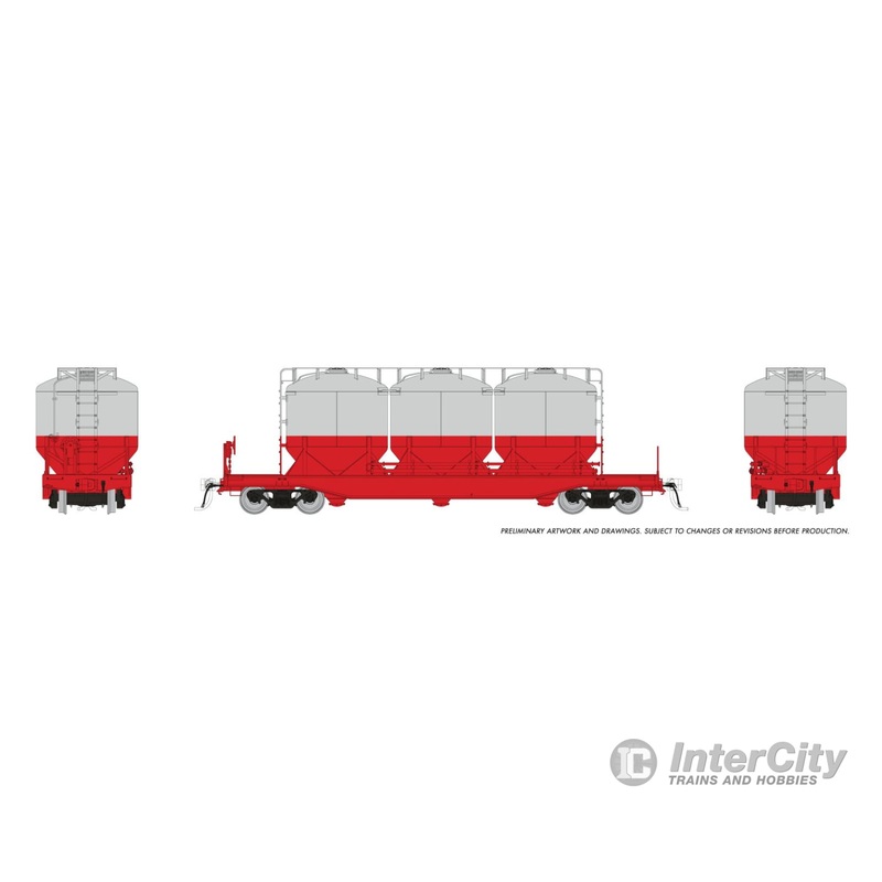 Rapido 224099 HO Halliburton Cement Car: Undecorated Single Car