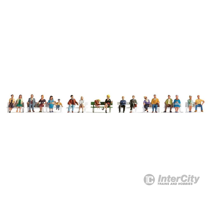 Walthers HO 6091 Sitting People – pkg(18)