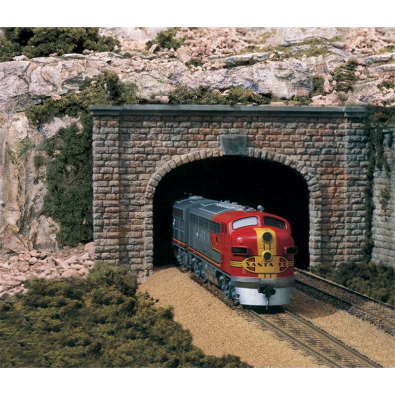 Woodland Scenics WDS C1257 WDS1257 Cut Stone Double Portal – HO Scale NEW