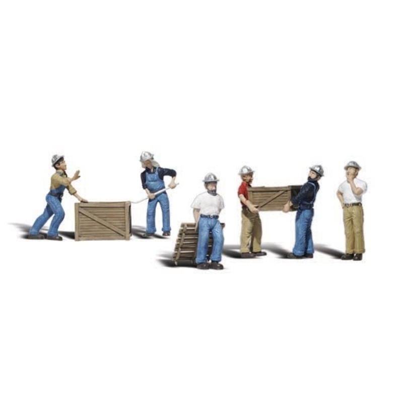 Woodland Scenics WDS2729 Dock Workers Scale Figures O Scale