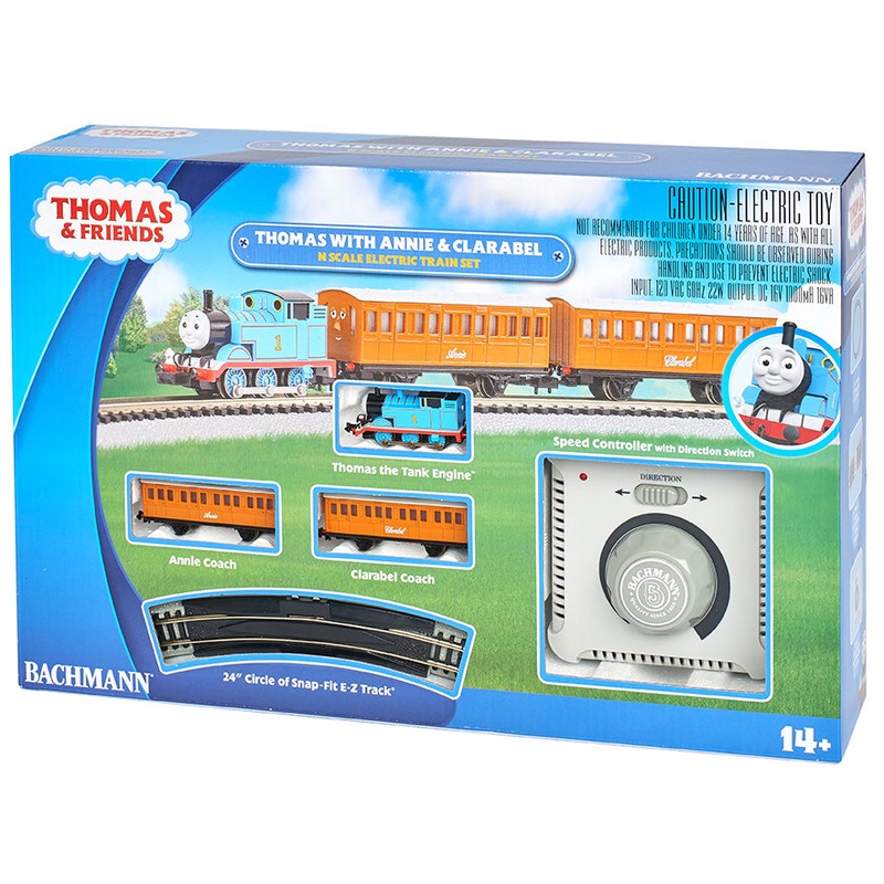 Bachmann 24028 THOMAS WITH ANNIE & CLARABEL TRAIN SET N SCALE NEW