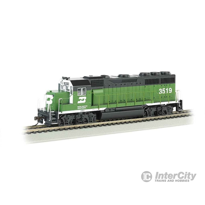 Bachmann 63503 EMD GP40 – Standard DC — Burlington Northern #3519 (Cascade Green, black, white)