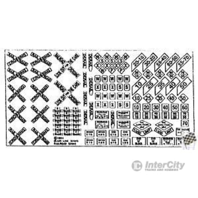 Blair Line 2 Highway Signs — Regulatory Signs #1 (1948-Present; black, white)